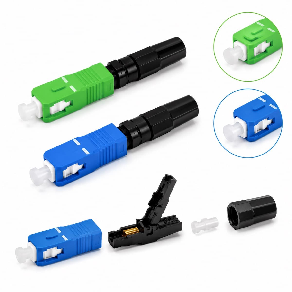 Conector Rápido de Fibra Óptica